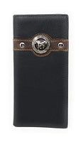 Texas West Men's Genuine Leather Horse Bifold Wallet in 3 Colors