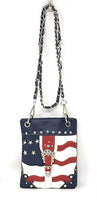 Premium American Flag Mini Messenger Bags Purses in Multi-color