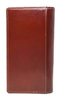 Western Tooled Genuine Leather Cowhide Cow fur Rodeo Men's Long Bifold Wallet in 3 colors