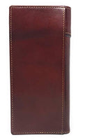 Western Genuine Leather Rodeo Tooled Laser Cut Men's Long Bifold Wallet in 8 colors