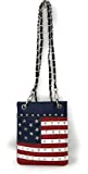 Premium American Flag Mini Messenger Bags Purses in Multi-color