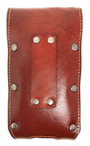 Texas West Western Cowboy Tooled Leather Cross Belt Loop Medium Cellphone Holster Case