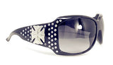 Texas West Women's Sunglasses With Bling Rhinestone UV 400 PC Lens in Multi Concho