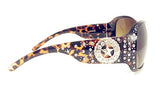 Texas West Star Round Concho Rhinestone Western Bling Sunglasses UV 400 Lens In Multi Colors