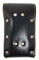 Texas West Western Cowboy Tooled Floral Leather Longhorn Concho Belt Loop Medium Cellphone Holster Case