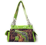 Texas West Women's Camo Pistol Gun Bullets Handbag