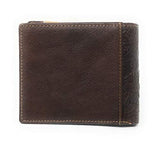 Western Genuine Tooled Leather Cowhide Cow Fur Praying Cowboy Mens Bifold Short Wallet in 3 colors