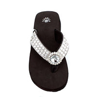 Isabella New Women's Sliver Blingbling Flip Flops