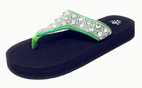 Premium Rhinestone Studded Bling Bling Flip Flops in Multi-Color