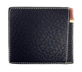 Western Genuine Leather Floral Tooled Rodeo Concho Mens Short Bifold Wallet in 2 colors