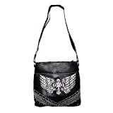 Premium Western Women's Angel Wings Cross Handbag Messenger Bag Wallet and Set