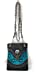 Premium Rhinestone Concho Feather Mini Messenger Bags Purses in Multi-color