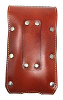 Texas West Western Cowboy Tooled Floral Leather Praying Cowboy Concho Belt Loop Cellphone Holster Case in 3 Colors