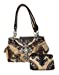 Texas West Premium Cross Embroided Shoulder Handbag Purse in Multi Color