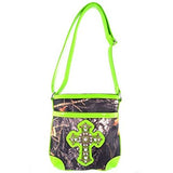 Western Camouflage Rhinestone Cross Womens Purse Cross Body Handbags Messenger