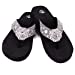 Premium Western Rhinestone Large Sun Floral Concho Blingbling Flip Flops S101