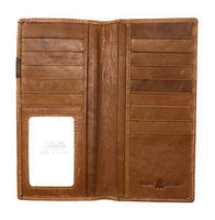 Texas West Men's Genuine Leather Rodeo Bifold Wallet in 3 Colors