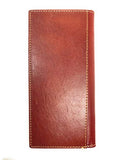 Premium Genuine Western Mens Embossed Basketweave Cowboy Long Wallet in Multi Emblem