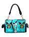 Western Rhinestone buckle buffterfly concealed carry handbag in 7 colors G939W100