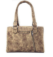 Western Sugar Skull Womens Embroidery Cross Rhinestone Concealed Carry Handbag in 5 colors