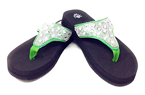 Premium Rhinestone Studded Bling Bling Flip Flops in Multi-Color