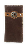 Texas West Men's Genuine Leather Rodeo Bifold Wallet in 3 Colors