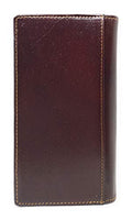 Western Tooled Genuine Leather Cowhide Cow fur Rodeo Men's Long Bifold Wallet in 3 colors