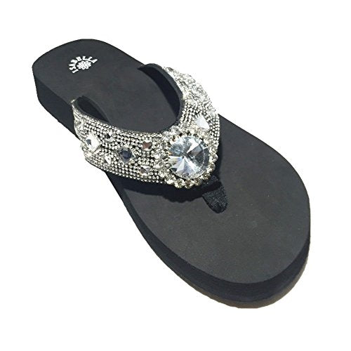 Isabella Premium Women's Diamond Blingbling Flip Flops 4 Sizes