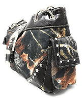 Premium Women's Camouflage Buckle Shoulder Handbag Wallet in Multi-Color