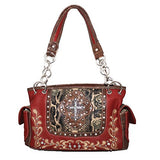 Texas West Women's Cross Concealed Carry Handbag Purse With Matching Wallet Mutil Colors