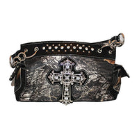 HOT SALE Western Rhinestone Camouflage Handbag With Cross/Buckle/Pistol/Multi Collections