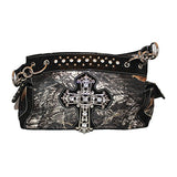 HOT SALE Western Rhinestone Camouflage Handbag With Cross/Buckle/Pistol/Multi Collections