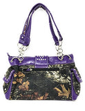 Premium Women's Camouflage Buckle Shoulder Handbag Wallet in Multi-Color