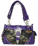 Premium Women's Camouflage Buckle Shoulder Handbag Wallet in Multi-Color