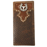 Premium Genuine Leather Texas Longhorn Cowhide Men's Bifold Wallet in 2 Colors