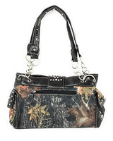 Premium Women's Camouflage Buckle Shoulder Handbag Wallet in Multi-Color