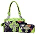 Premium Rhinestone Western Camouflage Cross Womens Shoulder Handbag Purse/Matching Wallet in 7 Colors