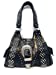 Texas West Women's Cross Flower Shoulder Handbag Purse in Multi-Color