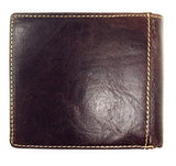 Western Genuine Leather Mens Metal Concho Rodeo Bifold Short Wallet in 3 colors