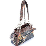 Texas West Women's Camo Pistol Gun Bullets Handbag