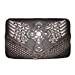 Western Women's Rhinestone Angel Wings Cross Clip Snap Wallet in 6 colors