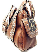 Texas West Premium Women's Rhinestone Buckle Handbag Wallet in 6 colors