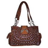 Texas West Women's Premium Buckle 3D Pistols Shoulder Handbag in 6 colors