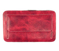 Premium Rhinestone Cross Western Embroidered Concealed Carry Handbag/Matching Wallet in 4 colors