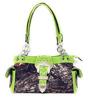 Premium Women's Camouflage Buckle Shoulder Handbag Wallet in Multi-Color