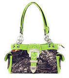 HOT SALE Western Rhinestone Camouflage Handbag With Cross/Buckle/Pistol/Multi Collections