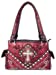 Premium Rhinestone Cross Western Embroidered Concealed Carry Handbag Purse in 6 colors