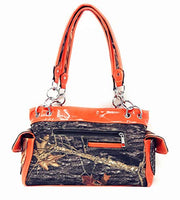 Western Rhinestone Camouflage Handbag With Matching Wallet In Multi Collections