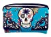 Texas West Western Rhinestone Flora Sugar Skull Crossbody Small Pouch Wallet in 3 colors