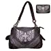 Premium Western Women's Angel Wings Cross Handbag Messenger Bag Wallet and Set